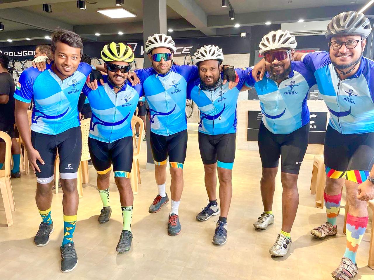 Team outside shop