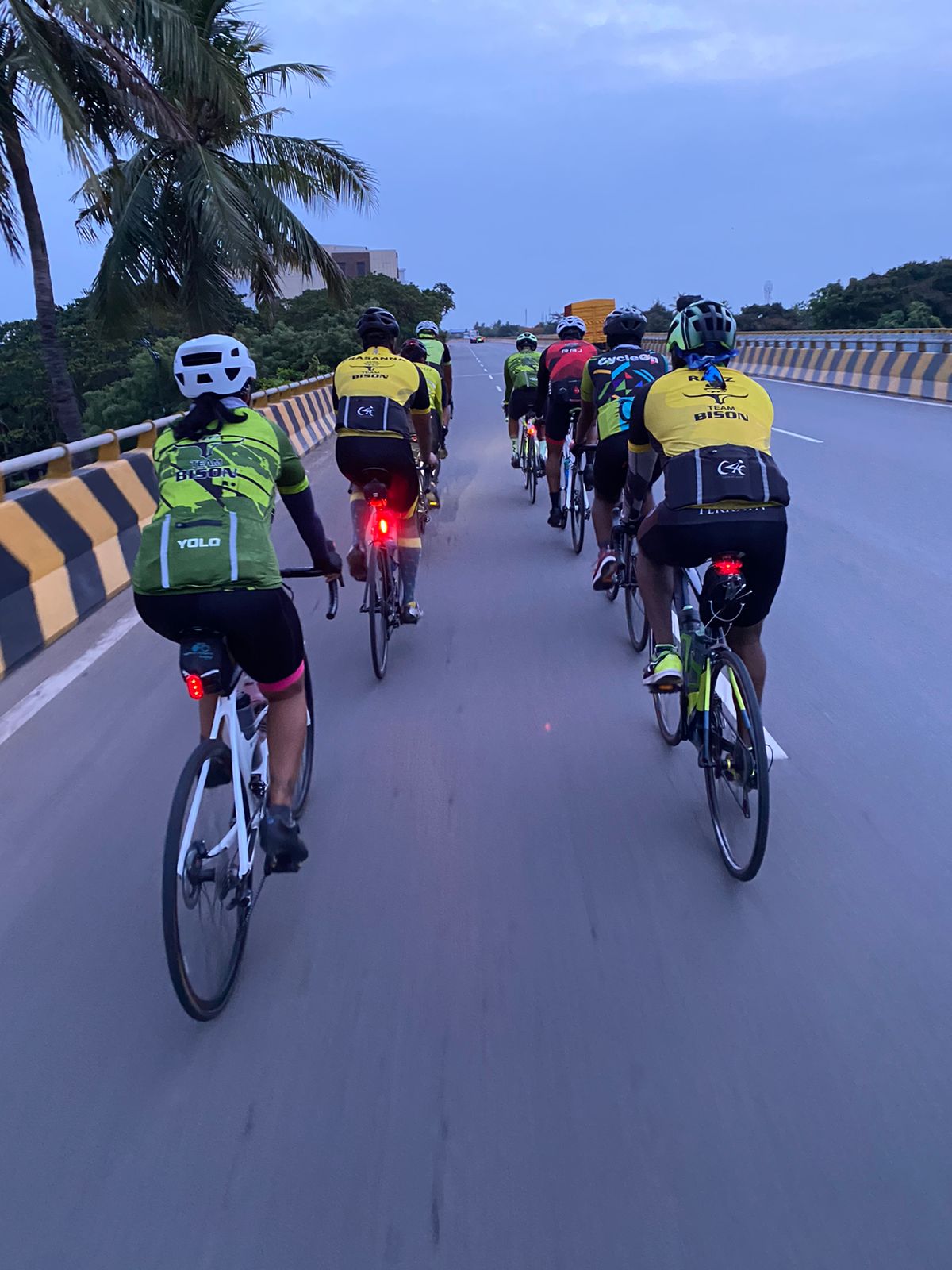 ECR Peloton Ride at dawn
